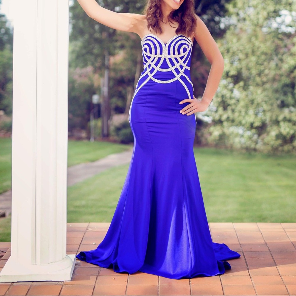 Royal Blue Prom Dress!